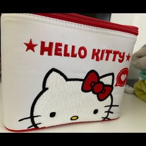 Hello kitty Sanrio cosmetic bag ( gently used )